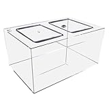 アクリル水槽 ER68耐震水槽 90x60xH45cm T8mm 蓋、穴付き 震度6にも耐える 特許出願済み 日本製 特注オーダーメイド可