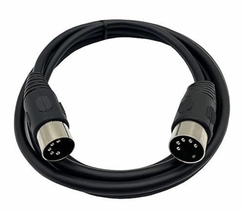 5 Pin DIN Male Audio MIDI to MIDI Connector Interface Jack Plug W...