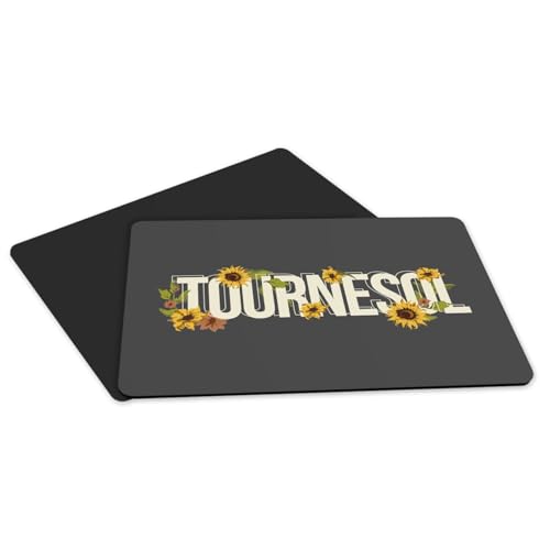 Set de table lavable et antidérapant grand format pour protéger la table en bois - 5