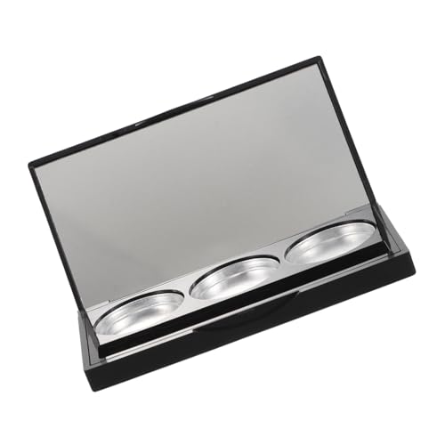 Baluue Portable Blush Palette Empty Eyeshadow Palette Brush Slot Makeup Organizer