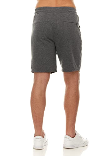 PURE CHAMP Mens 3 Pk French Terry Cotton Casual Gym Shorts for Men Athletic Workout Training Sweat Shorts with Zipper Pocket 5
