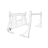 AA-Rack Model X35-W 800 LB Capactiy Extendable Pick-up Truck Rack with Protective Screen Set (White)…