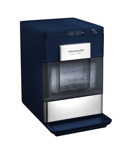 FRIGIDAIRE Gallery Countertop Crunchy Chewable Nugget Ice Maker, 33lbs per Day, Auto Self Cleaning, Grey