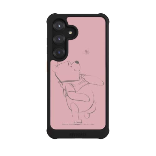 Coque Samsung S25 Magsafe NIVOmax Noire Winnie l'ourson Disney