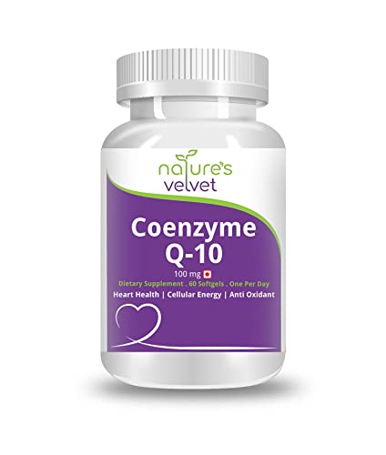 nature's velvet Coenzyme Q-10 Rich in Antioxidant, Promotes Heart...