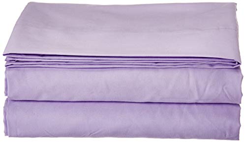 Luxury Flat Sheet on Amazon Elegant Comfort Wrinkle-Free 1500 Premier Hotel Quality 1-Piece Flat Sheet, Queen Size, Lilac