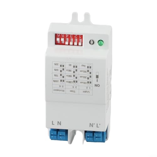 Eficiencia energética para interruptor de sensor de microondas para detección de movimiento y retardo personalizable