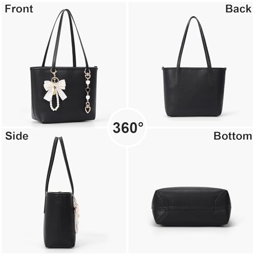 Bolso Tote Pequeño para Mujer de Cuero Vegano miniatura 4