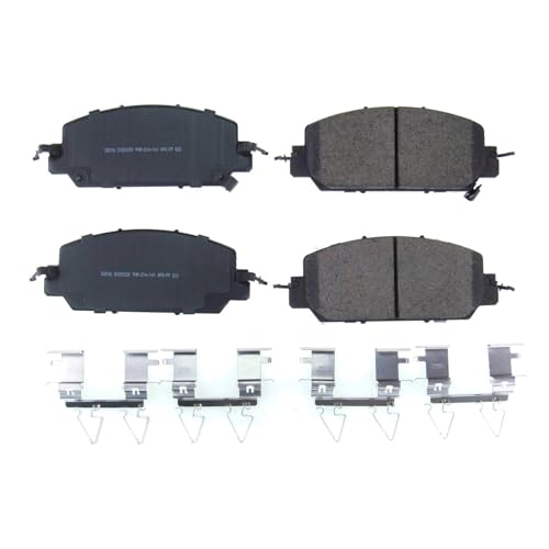 Image of PowerStop Front Brake Pads for Acura ADX 2025 |Honda Clarity 2017-21 |CR-V 2017-25 |HR-V 2023-25 - Z17 Ceramic Brake Pads with Installation Hardware, 17-2036