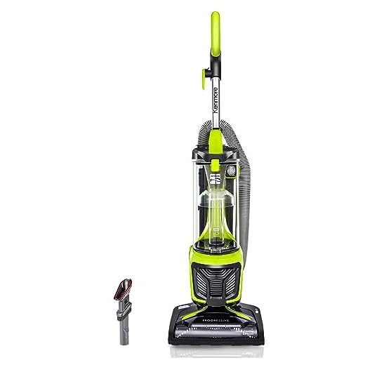 Kenmore DU2001 Bagless Upright Vacuum Carpet Cleaner with 2-Motor System, XL Dust Cup, 3-in-1 Combination Tool, Yellow