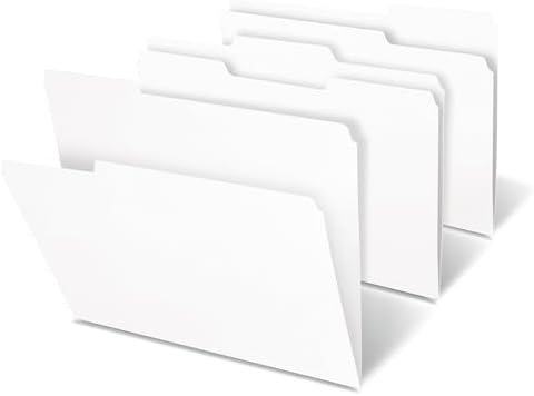 Office Depot® Brand File Folders, 1/3 Cut, Letter Size, White, Box of 100 Folders image 3