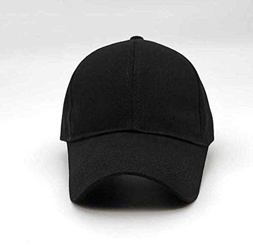Image of solid plain unisex cotton caps free size adjustable casual look stylish cap