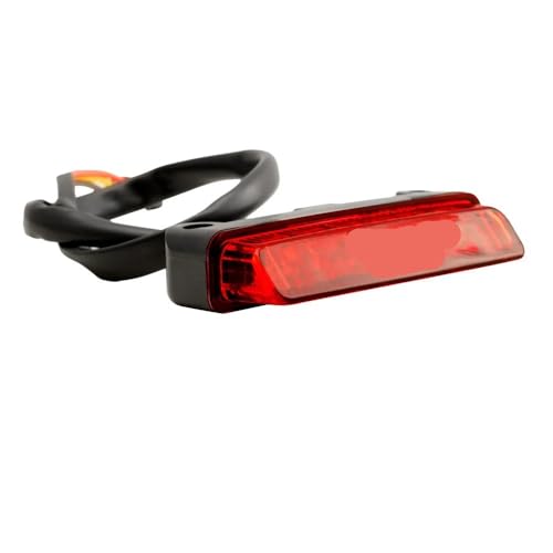 Feux arrière moto tout-terrain universel à LED avec éclairage de plaque d'immatriculation intégrée