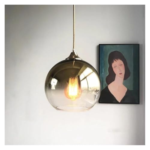 Lustre suspendu LED or 30cm pour table à manger et chambre