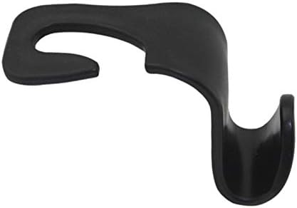 Two-Piece Car Child Seat Hooks, Car Clips, Seat Back Hooks, Car Accessories for BMW 7, Passat B7, Volkswagen Golf 7, BMW X5 E53 E39, BMW E34 E46, Peugeot 207 (Color Name: 1 Pcs Black)