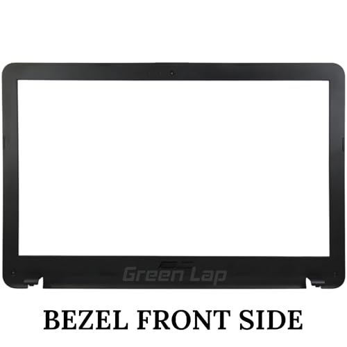 Image of Green Lap - Fresh Energy 15.6 inch LCD Back Cover - Compatible with ASUS X541, R541, K541U, R541U, F541, - Black Color - AB Cover with Hinges (Check Hinge Type Before Order)