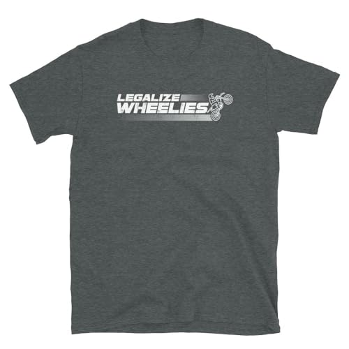 Camiseta de supermoto Legalize Wheelies, ropa informal divertida para apasionados de las motos