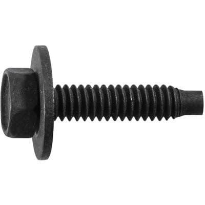 Image of Auveco # 24174 Hex Head Sems Body Bolt W /Dog Point 1 /4-20 X 1-3 /16 inch - Black. Qty 50.