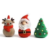 VEHICAR 3 Pack Santa Claus Felting Kits