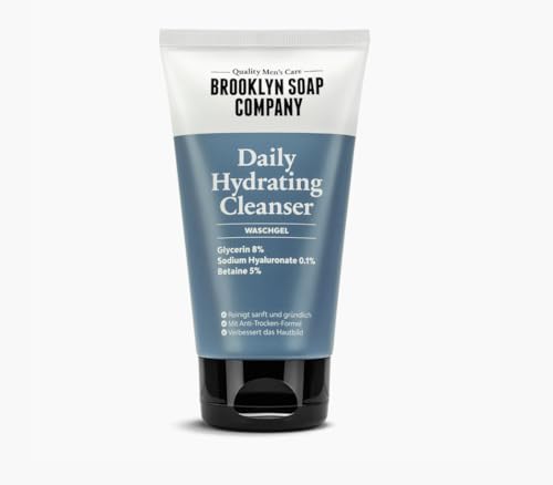 Brooklyn Soap Company Daily Hydrating Cleanser – Mildes Waschgel mit Hyaluron & Glycerin – Feuchtigâ€¦ – Miniatur