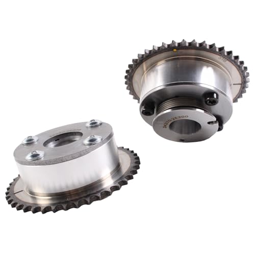 AUCERAMIC 24350-2E200 24370-2E200 Intake & Exhaust Camshaft CVVT Sprocket Fit for Hyundai Tucson Elantra Sonata,Kia Forte Soul Optima 2.0L by AUCERAMIC - Image 7