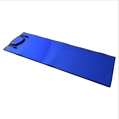 Tapis de yoga vert et bleu élargi pour gym à la maison