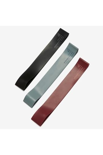 Domyos Mini Pilates Bandı Seti X3-5/6/7 Kg; Kauçuk, Siyah, Tek Ebat