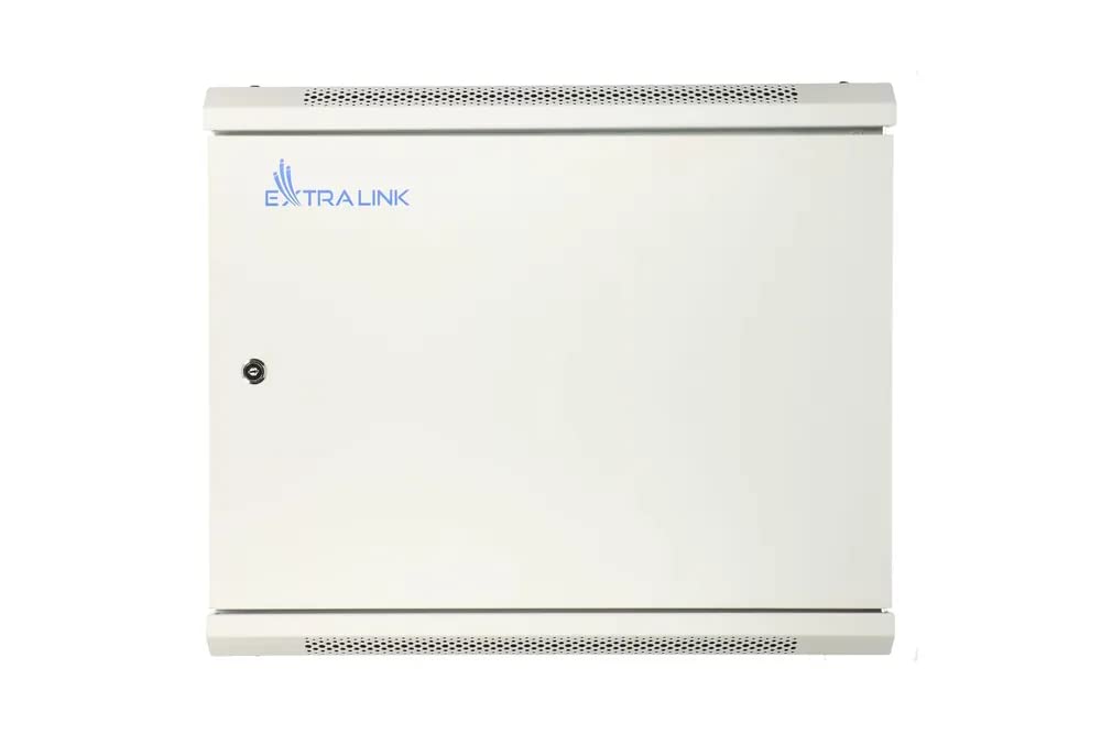 Extralink 12U 600x450 ASP Gris | Armario rackmount | Montaje en la Pared, Puerta de Metal