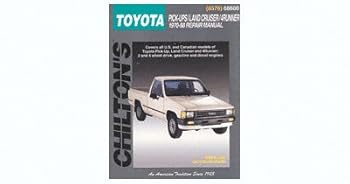 Paperback Chilton CHI68600 TCC Toyota Pick-Ups/Land Cruiser/4Runner 70-88 Book