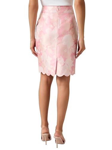 Kasper Women's Cb Zip Scalloped Edge Skirt - Product Details