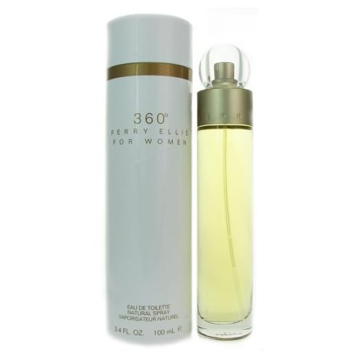 Perry Ellis 360 for Women Eau De Toilette Spray, 3.4 Fl Oz (Pack of 1)