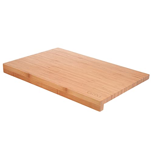 Tabla Cortar Cocina Fabricada En Madera De Bambu 100% Con Borde 46×30,5 cm.Tabla Cortar,Carne Pescado,Verduras,Frutas,Alimentos