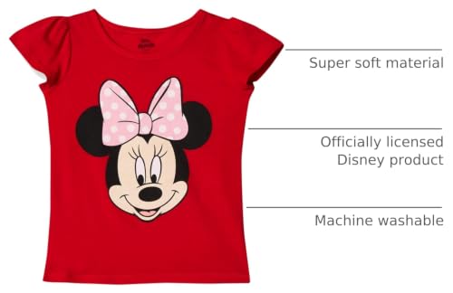 Image of Disney Girls' Minnie Mouse Short Sleeve T-Shirt