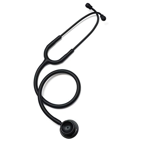 Paramed Stethoscope - Classic Dual Head - for Doctors, Nurses, Med Students, Professional Pediatric, Medical, Cardiology, Home Use - Extra Diaphragm, 4 Eartips, Accessory Case, Name Tag - 29.5 inch Cover