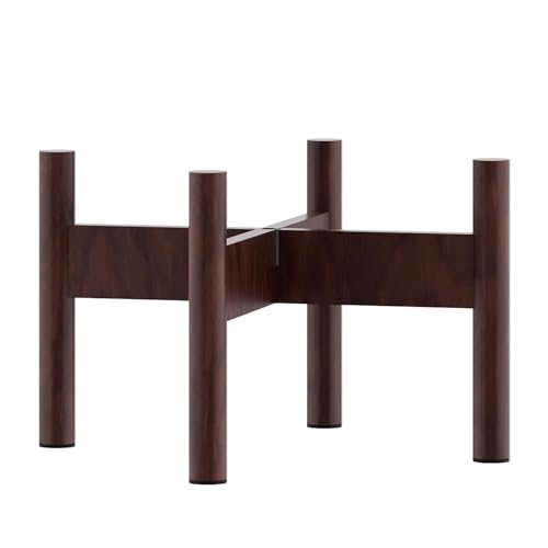 iSpring Wooden Stand for DGF2 Gravity-Fed Stainless Steel Countertop Water Filter System, Dark Wood