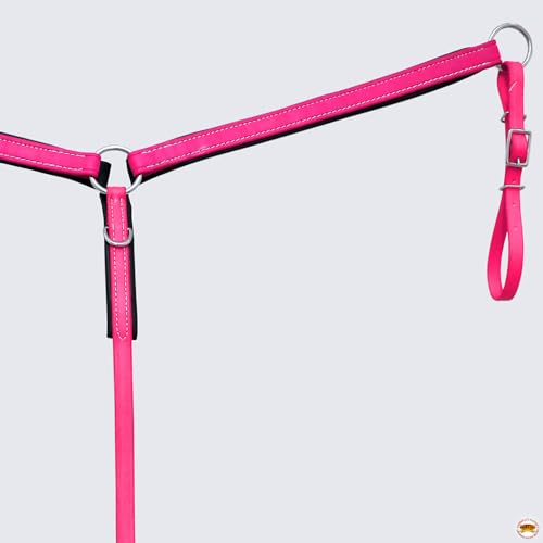 Collier de poitrine Western HILASON en cuir et Biothane durable - 3
