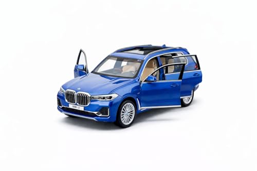 Image of Wizplex MSZ Official Licensed BMW X7 Diecast Model Car 1:32 Scale | Light & Sound | Pull Back Action | Metal Luxury SUV Toy | Collectible Display & Gift