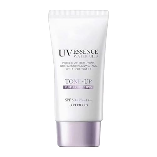 Base de protección solar facial - 50 ml, loción solar resistente al agua para viajes | Base de protección sollar facial resistente al sudor para playa, vacaciones, citas y senderismo