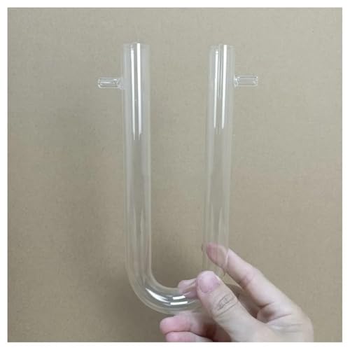 Tube en U 20 x 200 mm en verre pour fournitures de laboratoire
