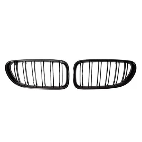 Grilles pare-chocs avant Série 6 F06 F12 F13 style Gloss Line finitions noires