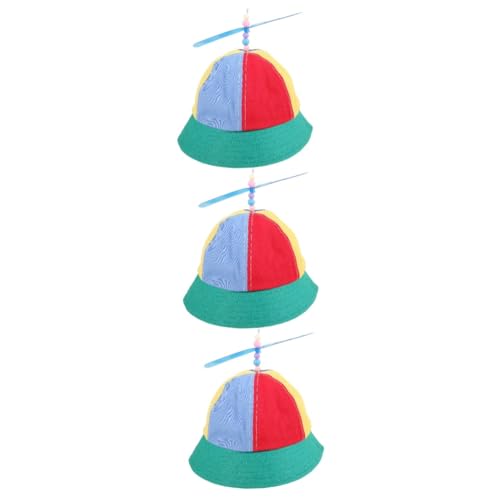 Casquette hélicoptère colorée ajustable pour protéger les enfants du soleil dehors