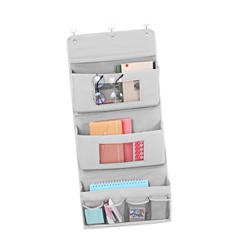 VALICLUD Over Door Hanging Organizer Space Saving Cloth Storage Bag with Multiple Pockets for Closet Bedroom Bathroom Easy Installation and Versatile Hanging Options