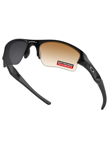 Image of PRO+ Polycarbonate Replacement Lenses & Rubber Kits /Nose Pads for Oakley Flak Series Sunglasses
