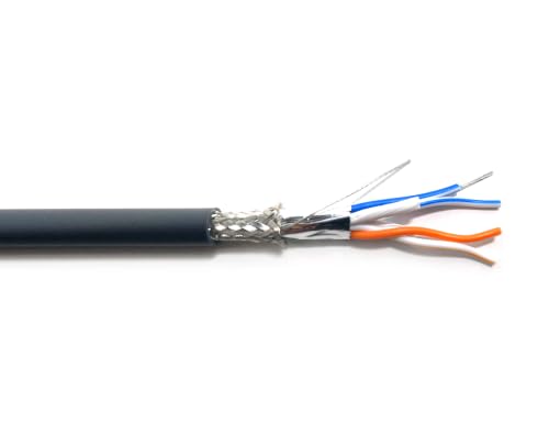 24AWG 2Pr RS-485 Shielded Cable - Equal to Belden 9842 Chrome 500FT