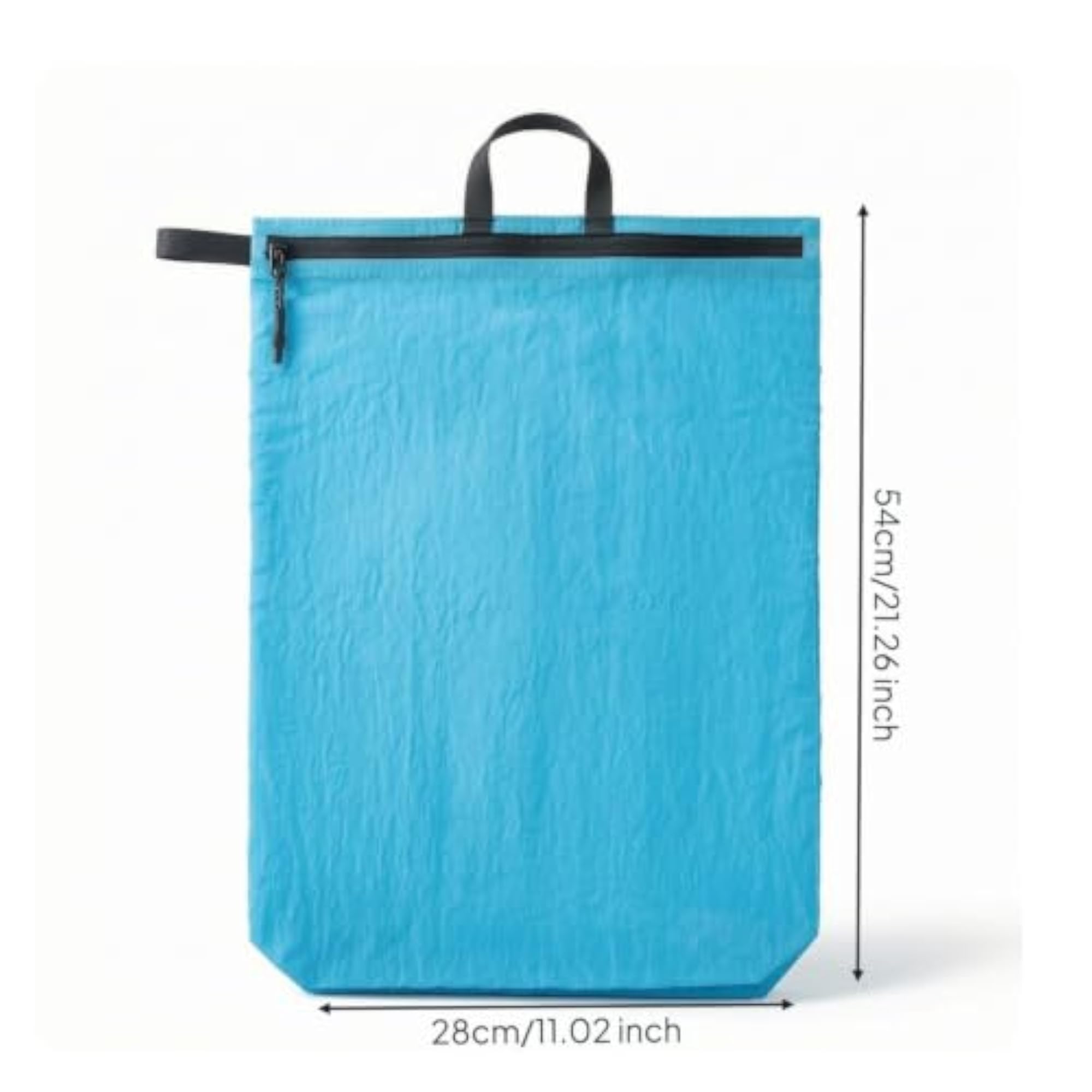 Lightweight Zippered Pouch Waterproof Tote Bag with Handle