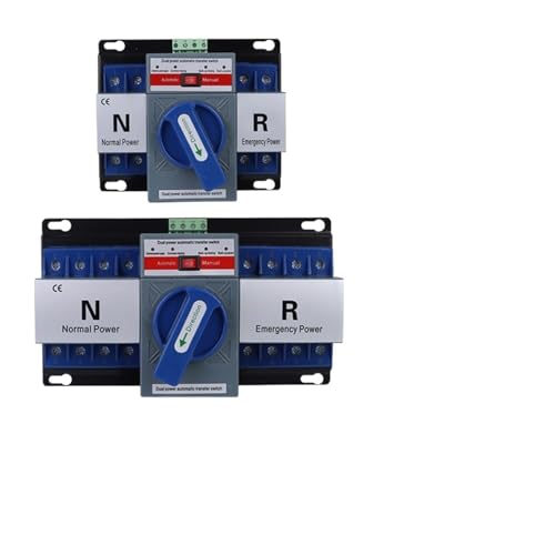 Inverseur automatique ATS 4P 63A triphasé à double alimentation AC 400V robuste