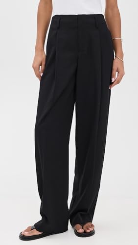 Vince Women's High Waist Pleated Trousers2