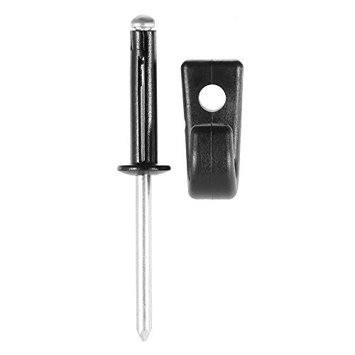 Gancho, Andoer 12 PCS J Hooks Ganchos de amarração Ganchos elásticos com 12 rebites para acessórios