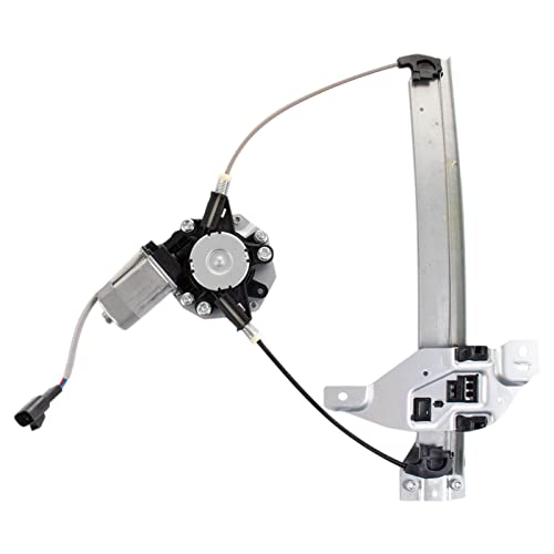Image of TRQ Rear Left Power Window Regulator & Motor Assembly Drivers Side Compatible with 2006-2013 Chevrolet Impala 2014-2016 Impala Limited