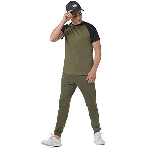 Image of CAHOOT Men Red Striped Casual T-Shirt